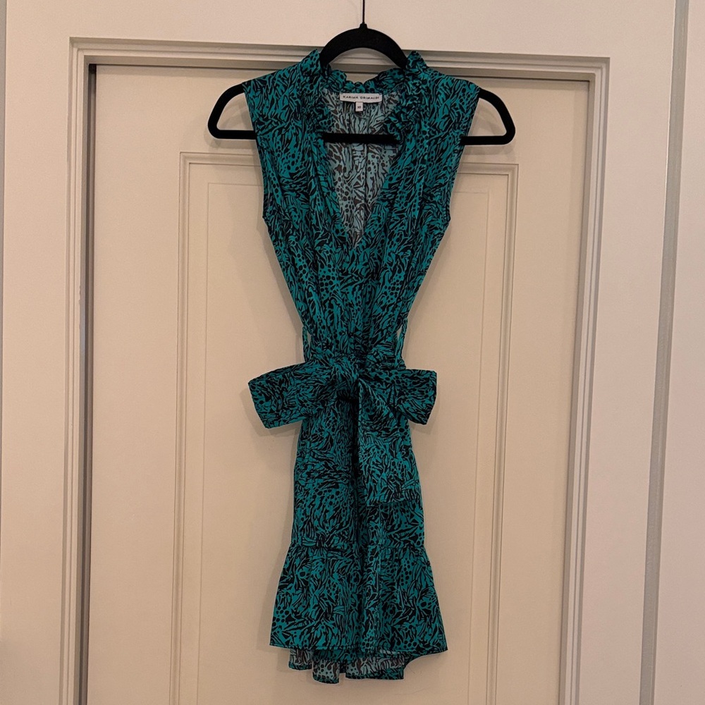 Karina Grimaldi silk mini dress